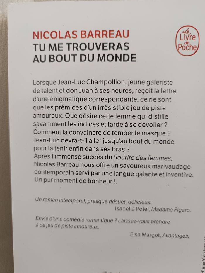 Roman " Tu me trouveras au bout du monde " - photo numéro 3