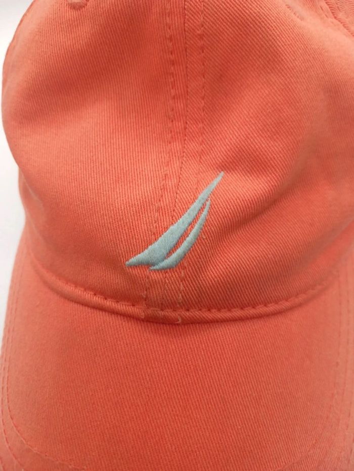 Casquette Vintage Orange Nautica - photo numéro 5