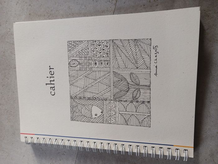 cahier spirale feuilles blanches 21 x 15 cm