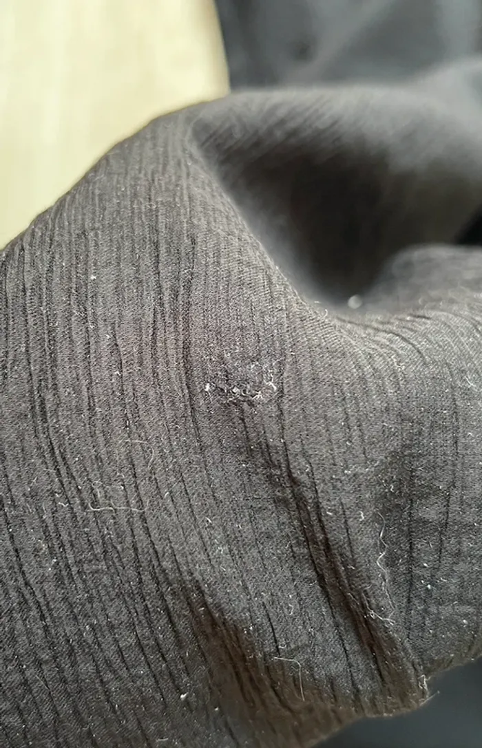 Pantalon à jambes larges plissé Primark taille L (taille petit) - photo numéro 4