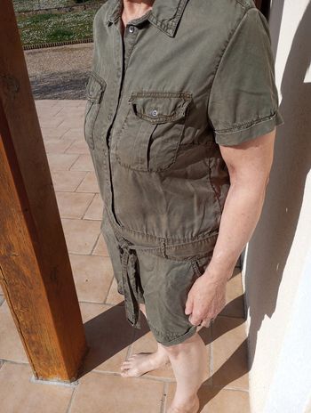 Combishort manches courtes