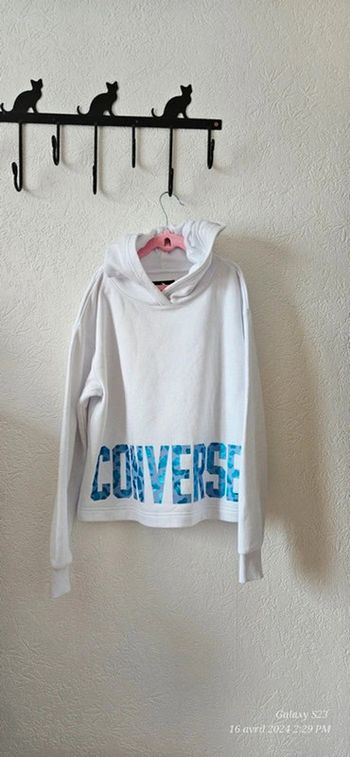 Sweat à capuche converse 12/13A