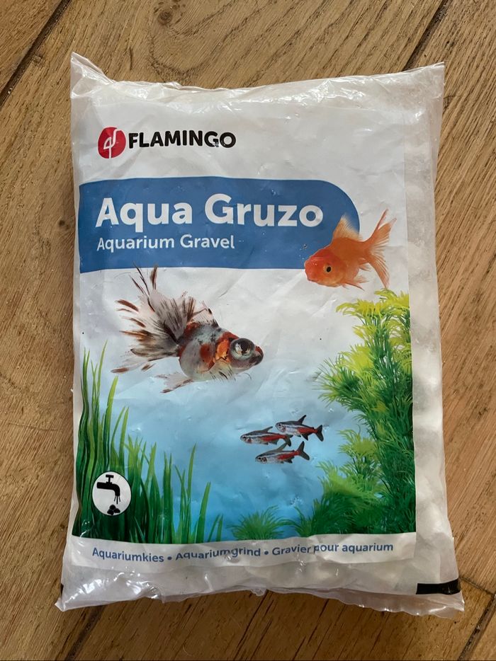 Gravier blanc pour aquarium