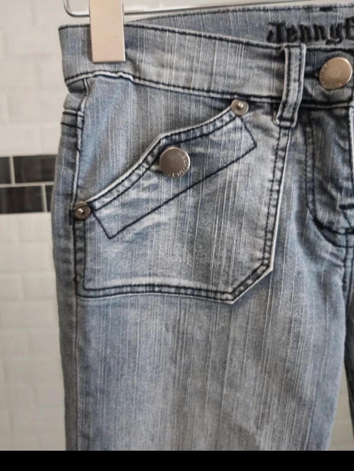 Pantacourt en jean fille xs - photo numéro 2