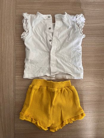 Ensemble short et teeshirt à pression 