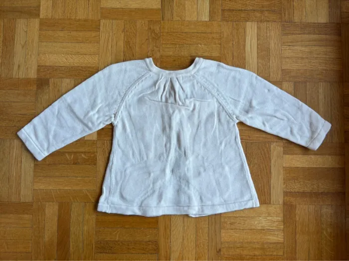Gilet crème Kitchoun 9 mois parfait état - photo numéro 7