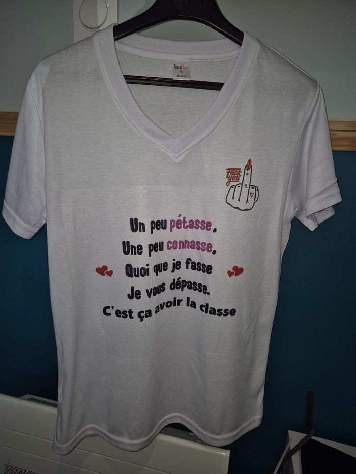 T-shirt humour petasse