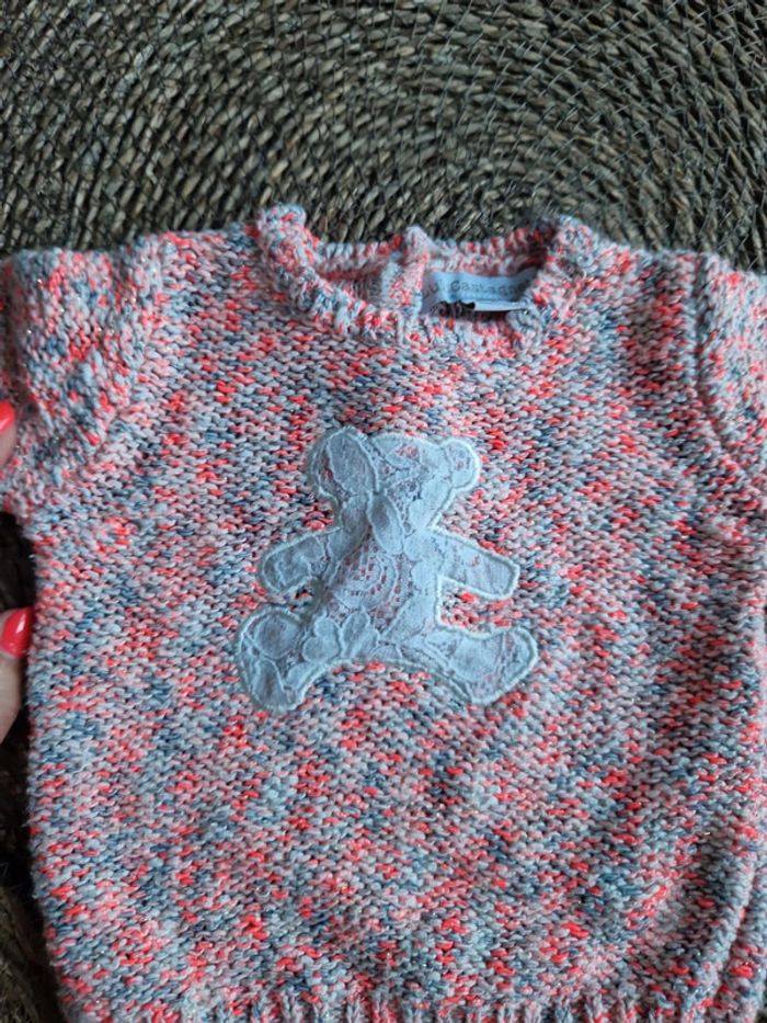 Joli pull lulu castagnette taille 3 mois - photo numéro 3