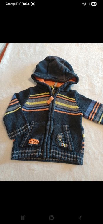 Gilet bébé taille 6 mois