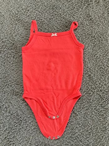 Bodie fine bretelle rouge 24 mois