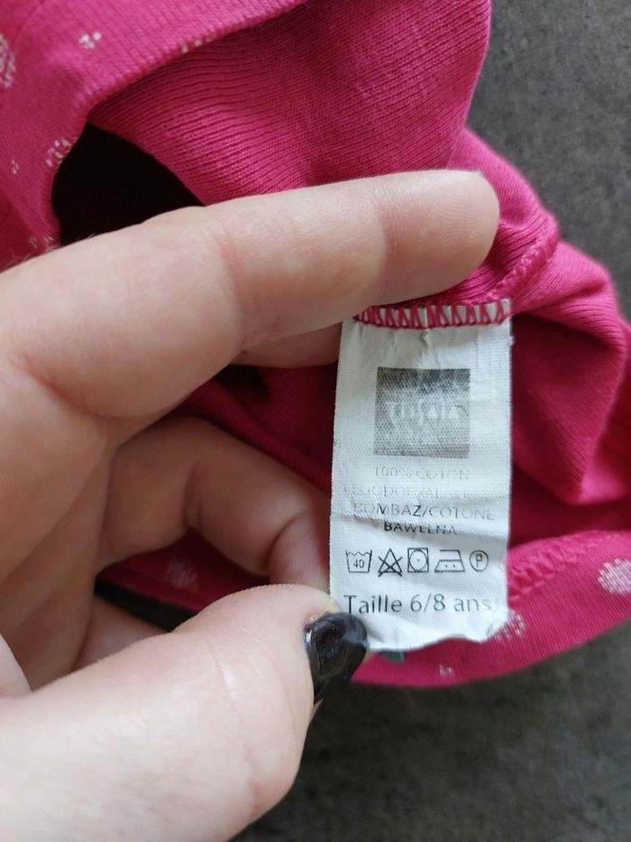 T-shirt manche courte fille 💯% coton - photo numéro 2