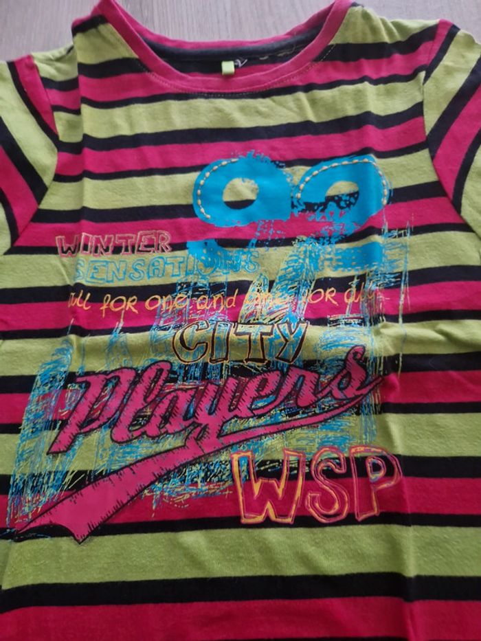 Tee shirt rayé - photo numéro 2