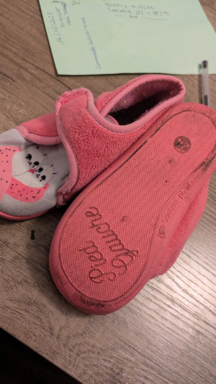 Chaussons chatons blanc - photo numéro 2