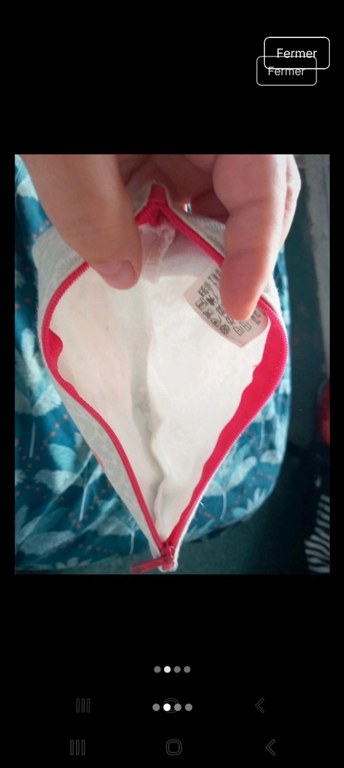 Trousse zippé flamand rose - photo numéro 2