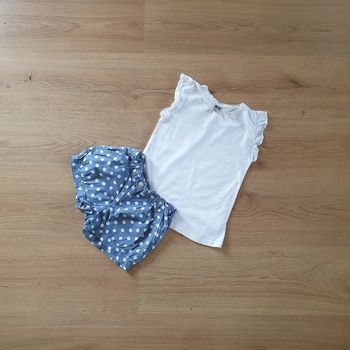 🩷 Ensemble tee-shirt  et short 6 ans Tex/Tape à l'œil #emyfleury_6ansfille