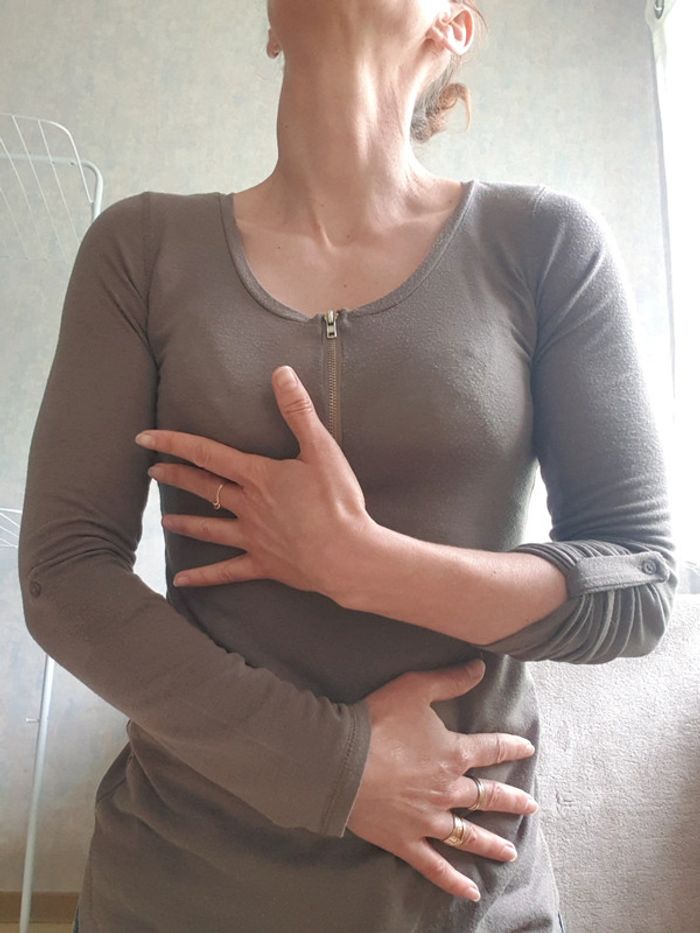 Tee-shirt haut blouse chemise chemisier sexy femme taille 36 - photo numéro 2