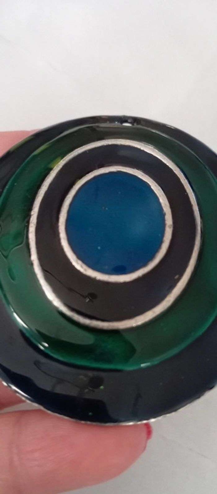 Parure pendentif et boucles d'oreilles - photo numéro 4