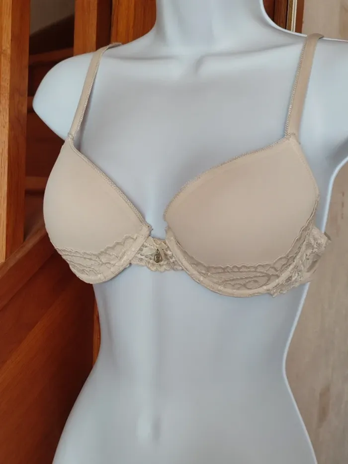Soutien-gorge crème Rougegorge