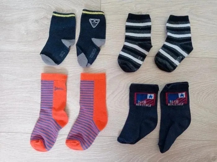 Lot de 4 paires de chaussettes 19/22