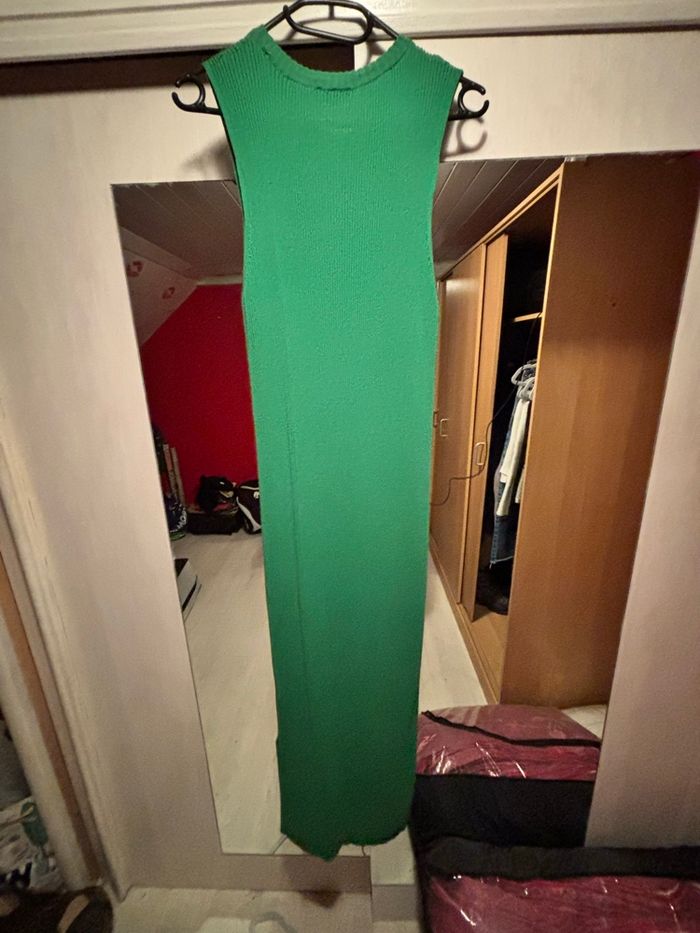 Robe longue verte
