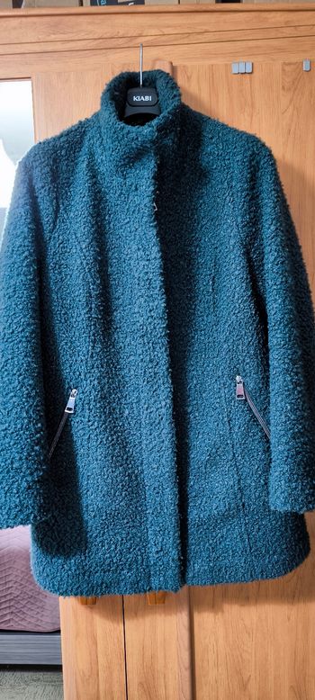 Superbe manteau laine bouillie T44