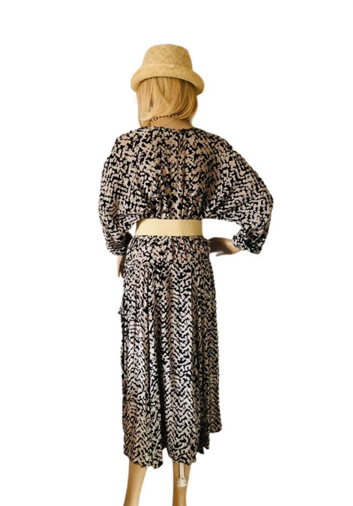 🖤🌿Robe à pans vintage authentique 70s 80s paneled dress🌿🖤 - photo numéro 7