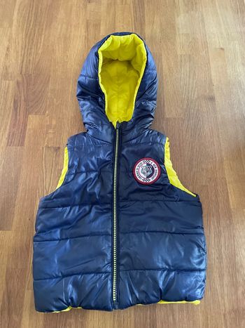 Doudoune sans manche réversible 3 ans