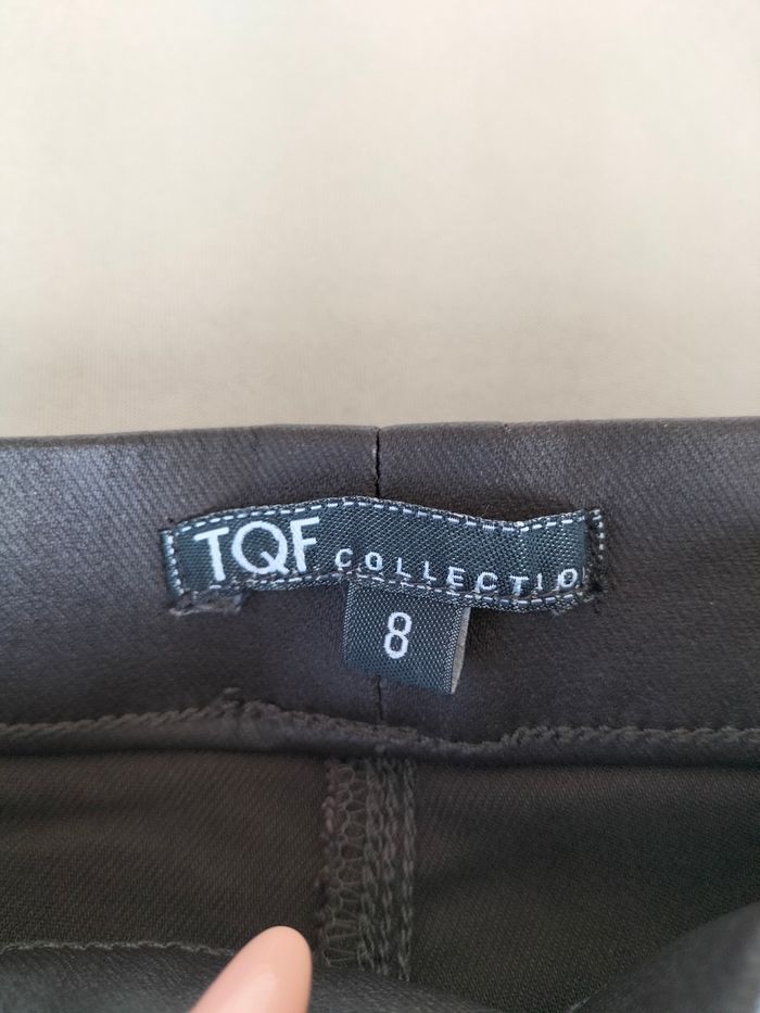 🖤 Jegging effet ciré gris - 8ans - TQF Collection - Neuf 🖤 - photo numéro 3