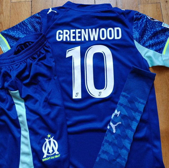 Kit football taille 12 ans modèle Greenwood Marseille 2026