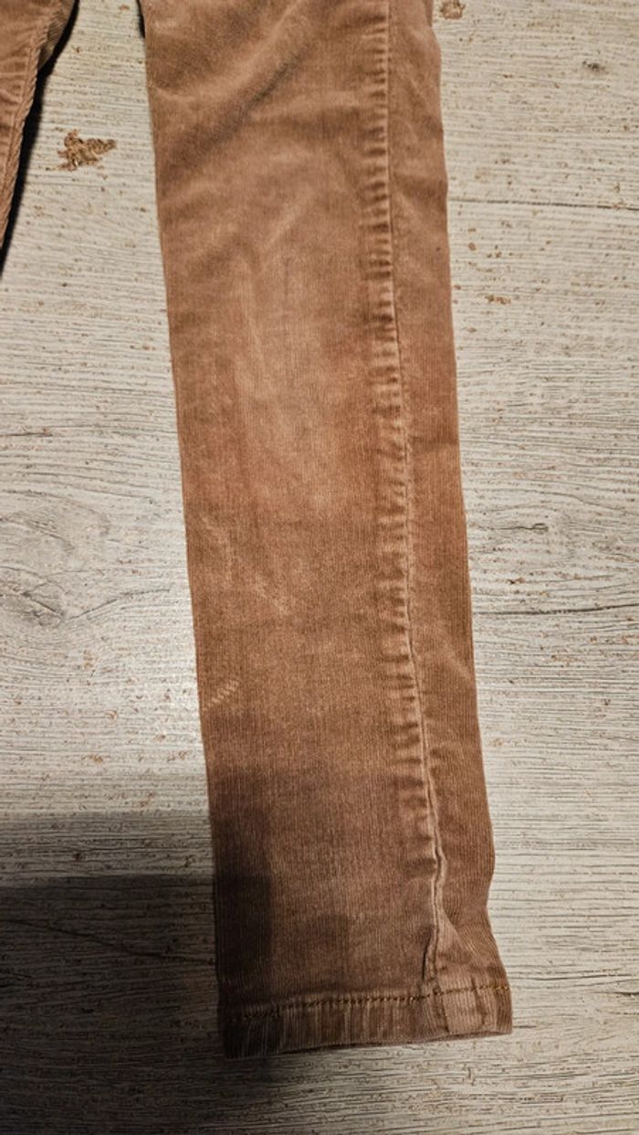 Pantalon slim en velour kamel, H&M LOGG, 7/8 ans, nickel - photo numéro 5