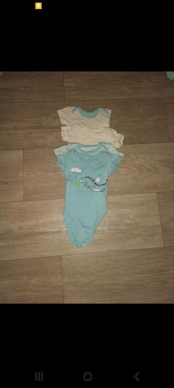 Lot de 4 bodies manches courtes