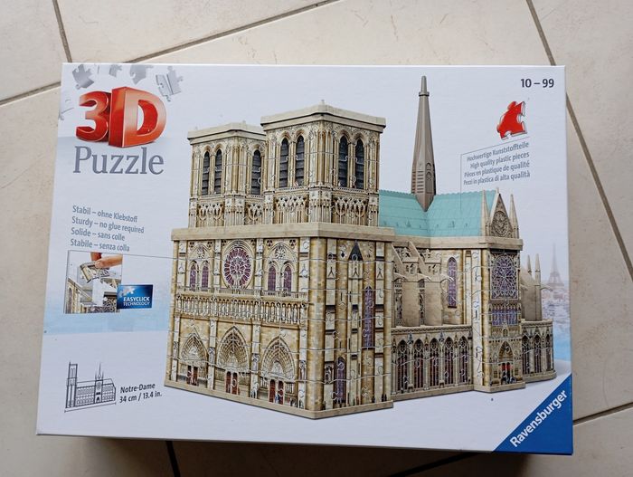 Puzzle 3D notre dame de Paris