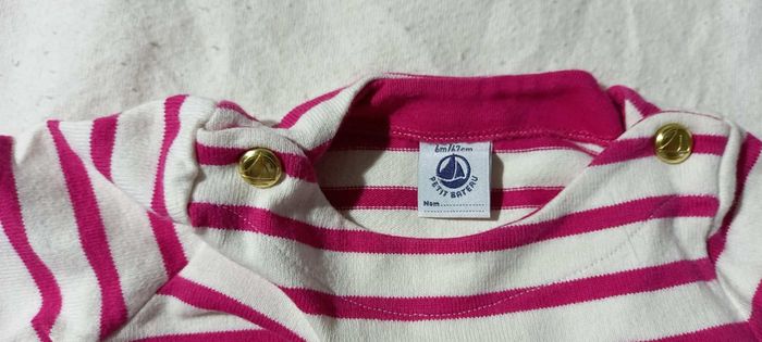 Robe marinière rose Petit Bateau - photo numéro 4