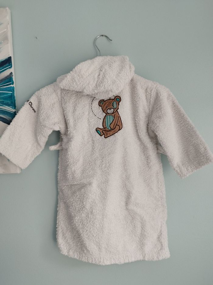 Peignoir en éponge garçon 24 mois - photo numéro 3