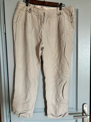 Pantalon léger beige