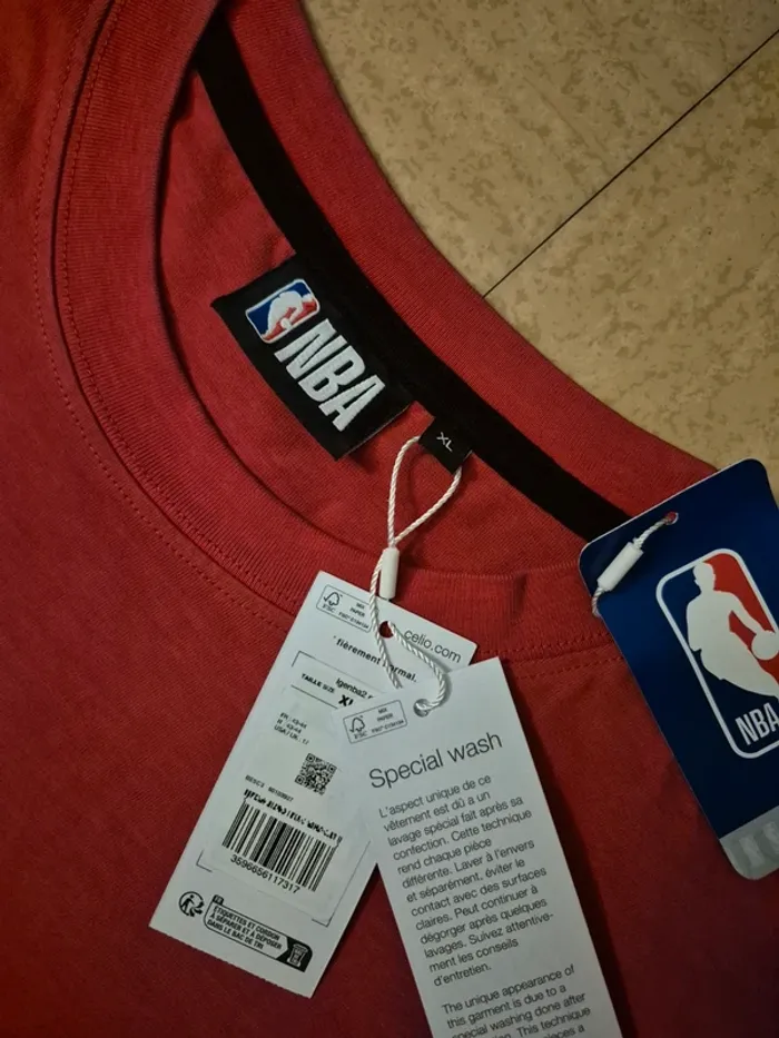 Tee shirt Celio NBA Homme Miami Heat en XL - photo numéro 2