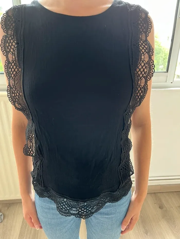Top noir Naf Naf XS