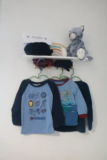 Lot pyjamas automne/hiver garçon 4 ans