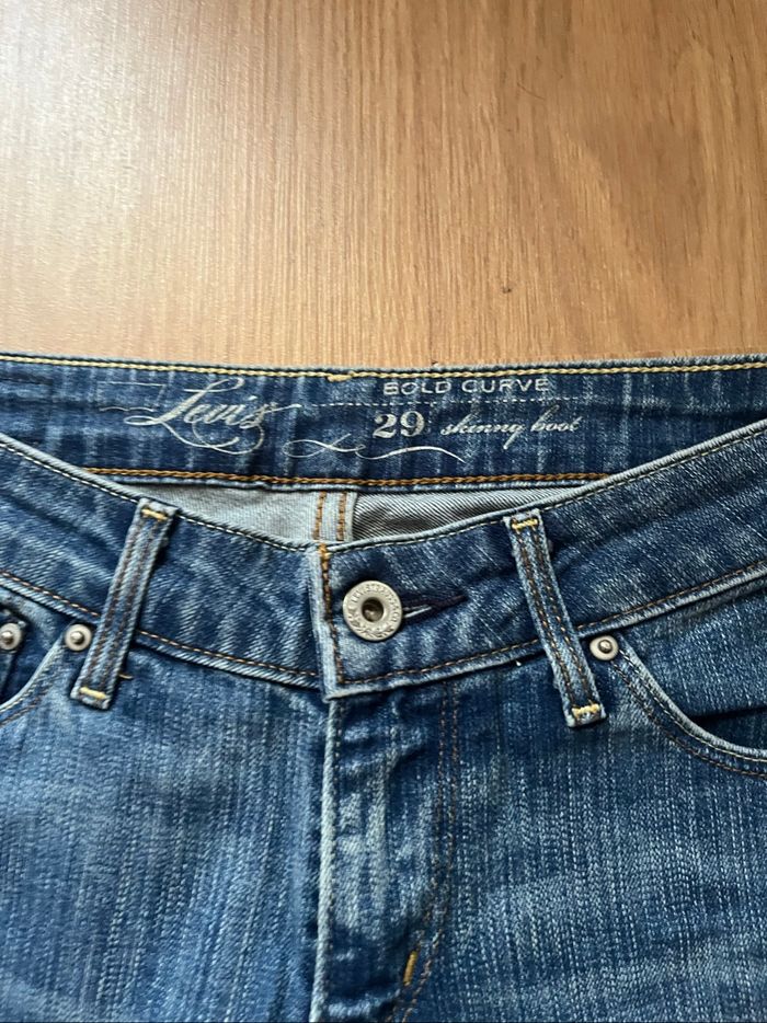 Jean bleu clair bold curve skinny boot Levi's authentique  T29 TBE 👖 - photo numéro 2
