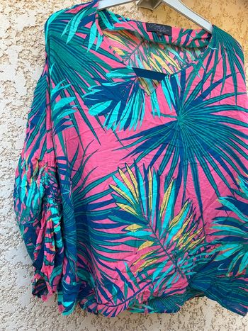 Blouse fleurie Captain tortue 🐢 taille M