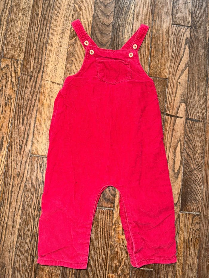 Salopette velour Bout’chou 9 mois