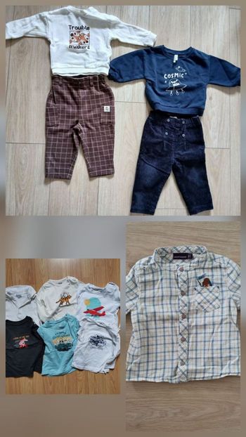 Lot vêtements garçon 12 mois 