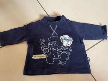 Pull vintage les schtroumpfs