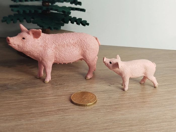 Schleich Cochon porcelet Figurine Animal de la ferme - photo numéro 2