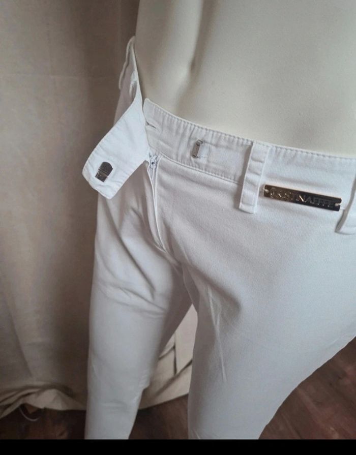 Pantalon blanc bootcut taille 36 - photo numéro 3