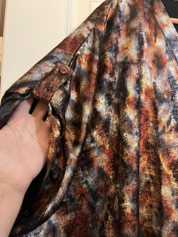 Tunique Emablues Lyo – Imprimé irisé, fabrication française, neuve - photo numéro 5