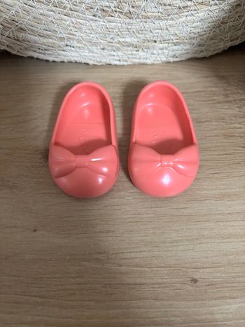Chaussures rose pour poupée corolle taille 42 cm 
