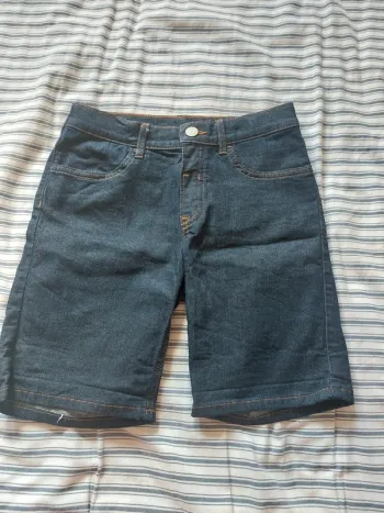 Short en jean bleu brut 128