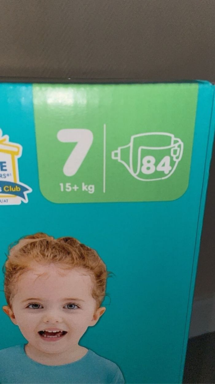 Lot 2 cartons Pampers Baby Dry Taille 7 - XXL Pack 84 couches - photo numéro 3