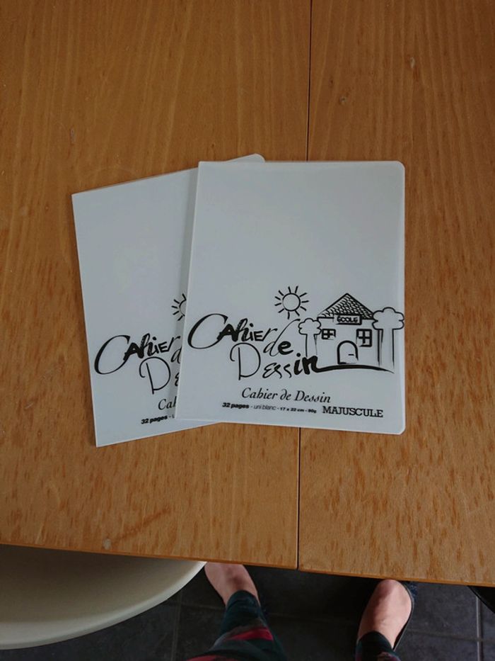 Deux cahiers de dessin